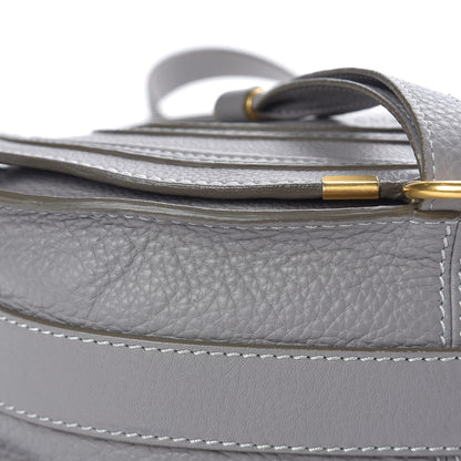 Chloe Calfskin Medium Marcie Round Crossbody Bag Cashmere Grey 20 of 22