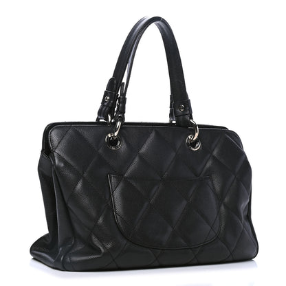 Chanel Soft Caviar Quilted CC Timeless Tote Black 4 of 11