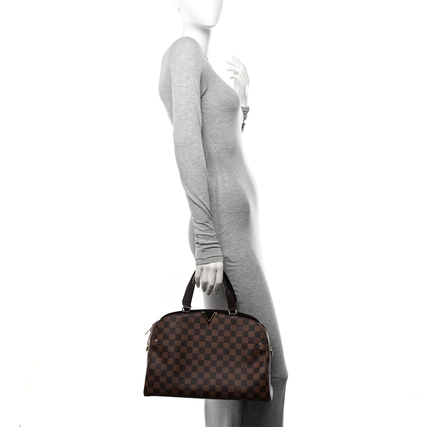Louis Vuitton Damier Ebene Kensington Bowling Bag 2 of 10