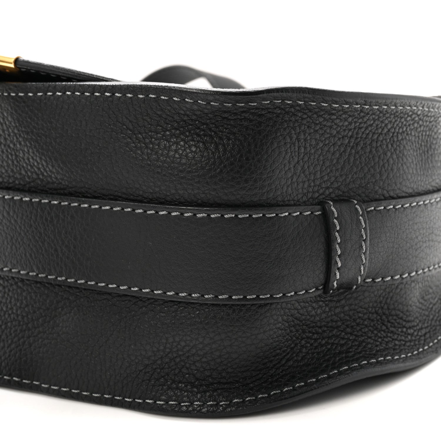 Chloe Calfskin Medium Marcie Round Crossbody Bag Black 10 of 10