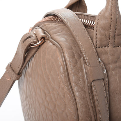 Alexander Wang Pebbled Lambskin Rockie Latte Rose Gold Hardware 14 of 16