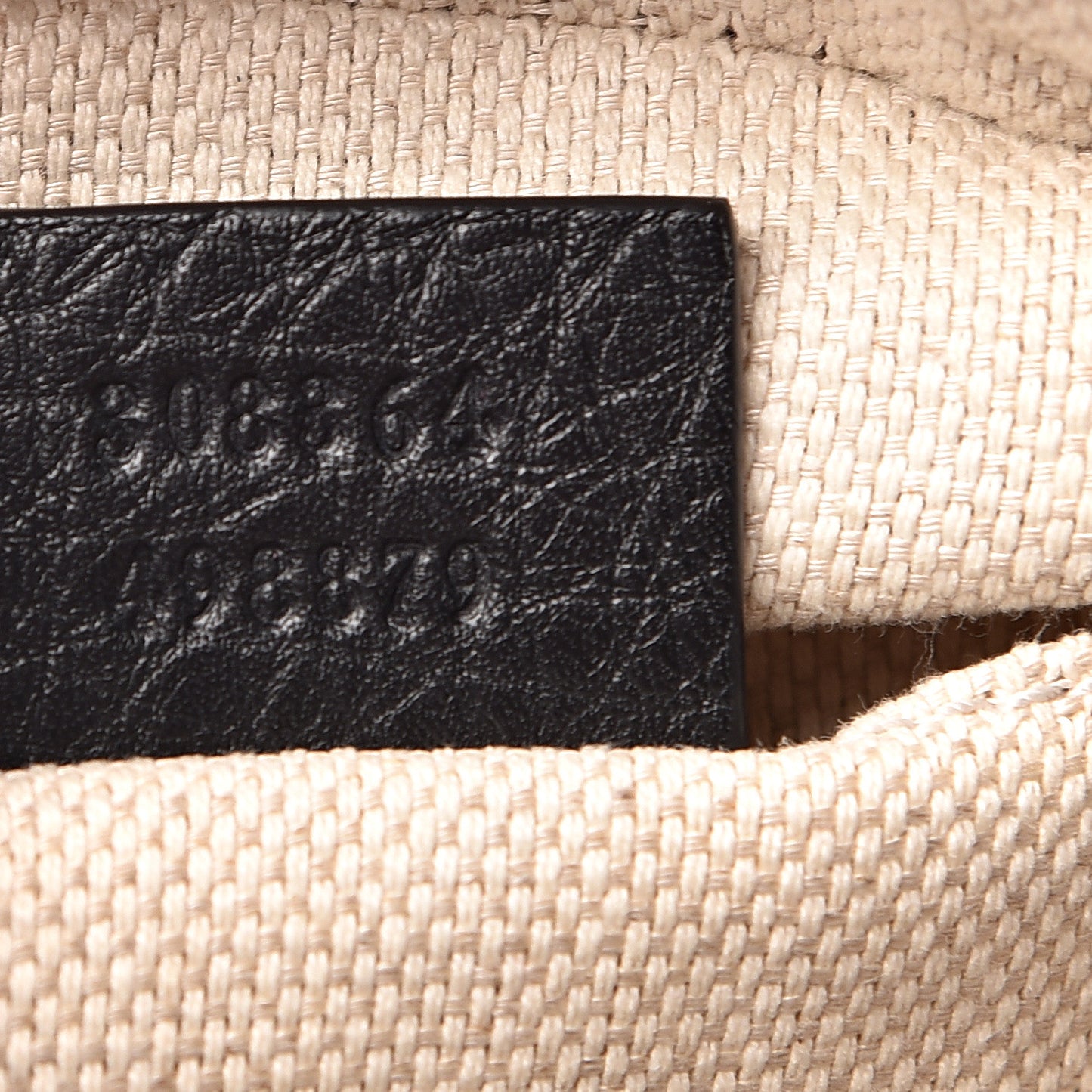 Pebbled Calfskin Small Soho Disco Bag Black