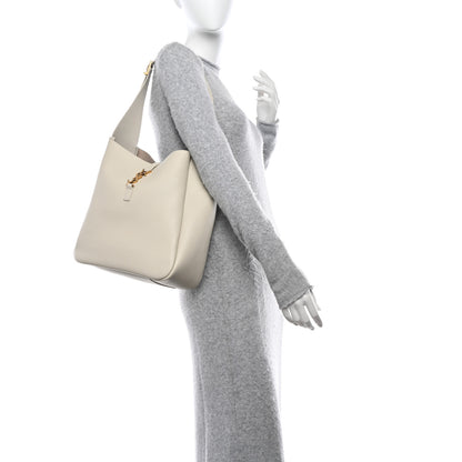 Saint Laurent Smooth Calfskin Large Le 5 A 7 Soft Hobo Blanc Vintage 2 of 10