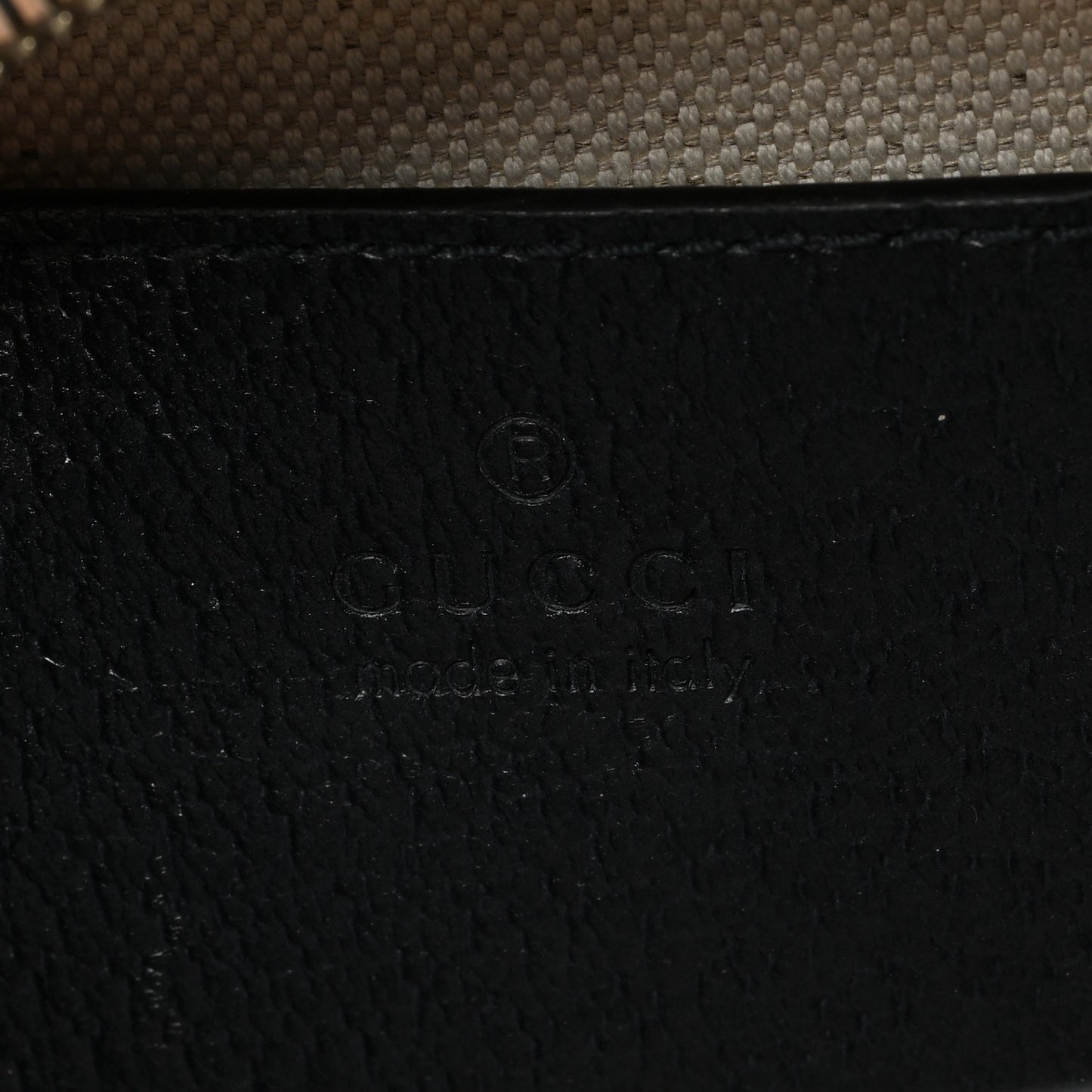 GG Supreme Monogram Textured Dollar Calfskin Web Small Ophidia Camera Bag Beige Blue