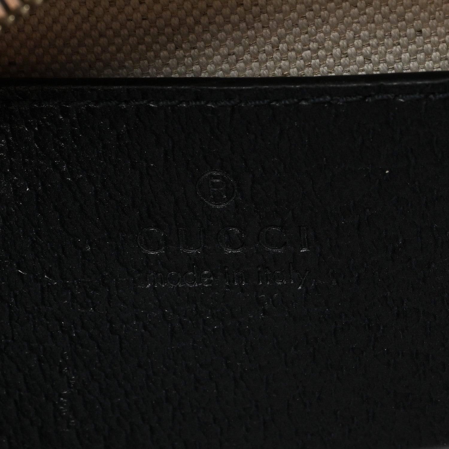 Gucci GG Supreme Monogram Textured Dollar Calfskin Web Small Ophidia Camera Bag Beige Blue 6 of 8