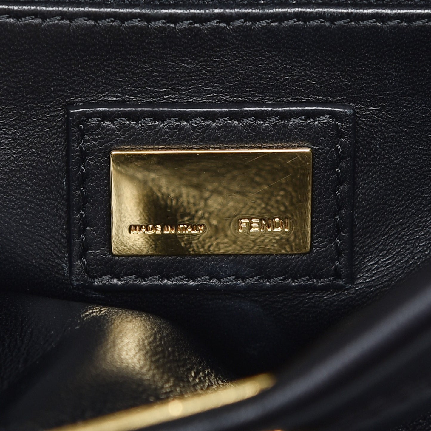 Nappa Mini Peekaboo Iconic Satchel Black