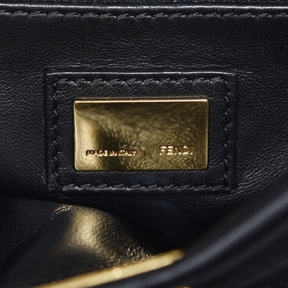 Fendi Nappa Mini Peekaboo Iconic Satchel Black 7 of 8