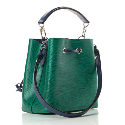 Louis Vuitton Epi Neonoe BB Emerald Green Indigo 3 of 11