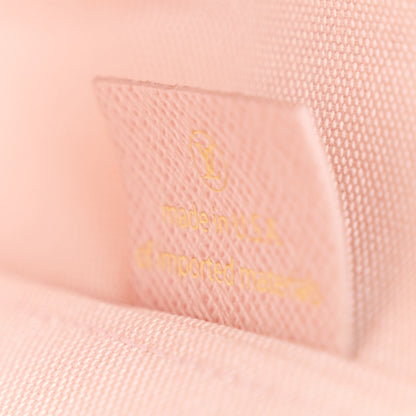 Louis Vuitton Damier Azur Pochette Felicie Chain Wallet Rose Ballerine 14 of 17