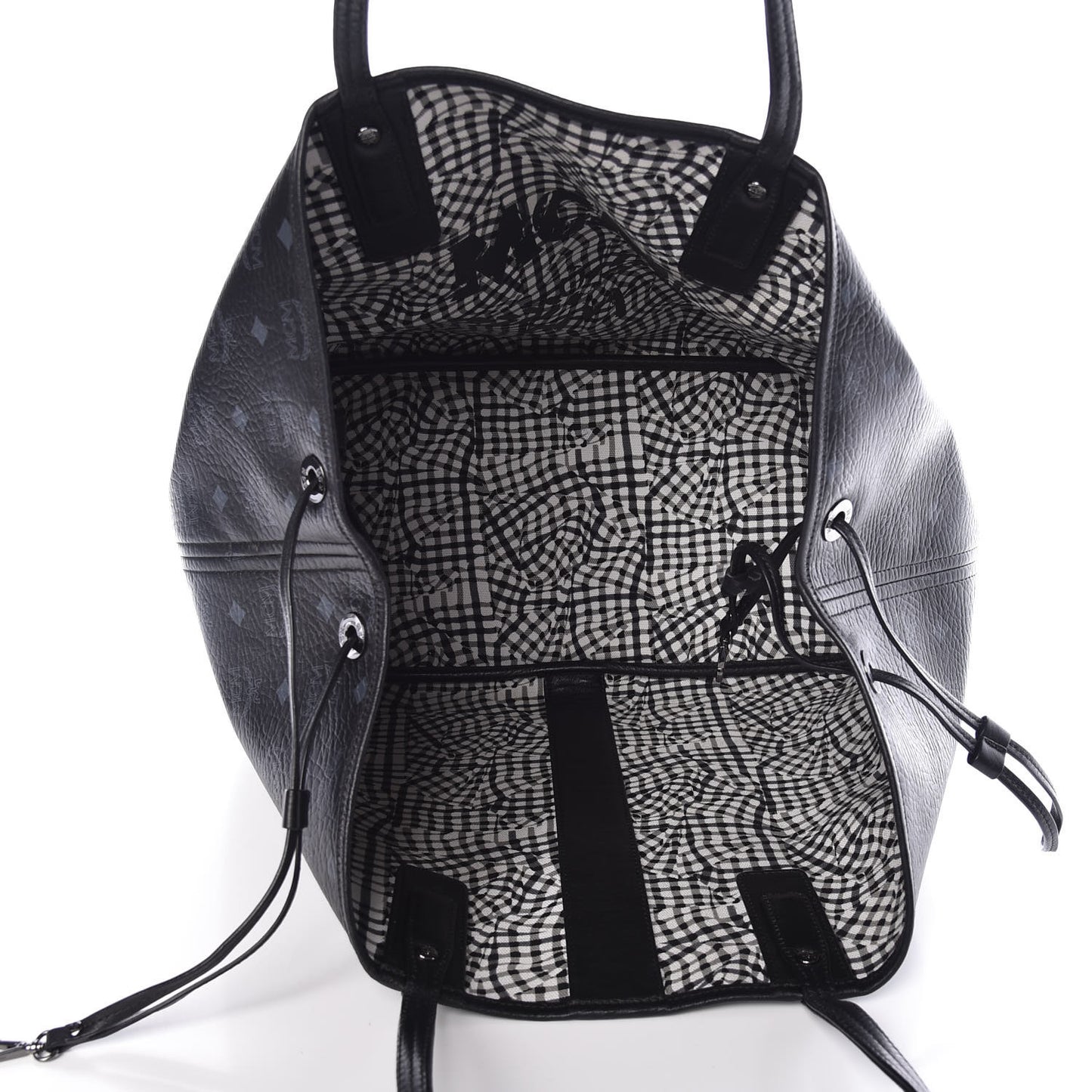 Visetos Large Liz Reversible Shopper Tote Black
