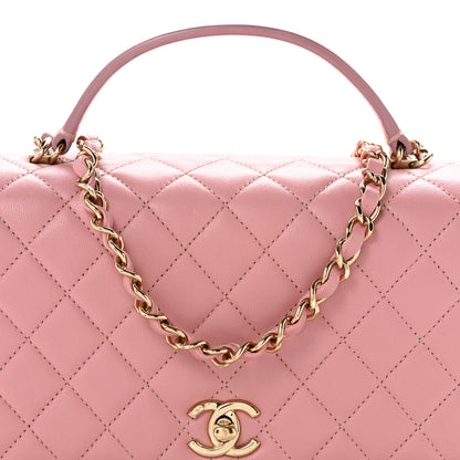 Chanel Lambskin Quilted Small Citizen Chic Flap Pink 8 of 13