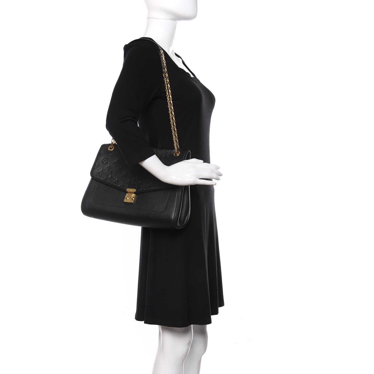 Louis Vuitton Empreinte Saint Germain MM Black 2 of 10