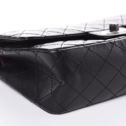 Chanel Aged Calfskin Quilted 2.55 Reissue 225 Flap Black 9 of 11