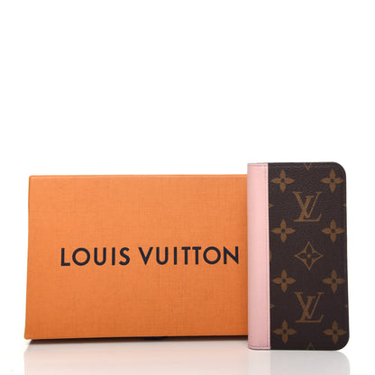Louis Vuitton Monogram iPhone X Folio Case Rose Ballerine 7 of 7