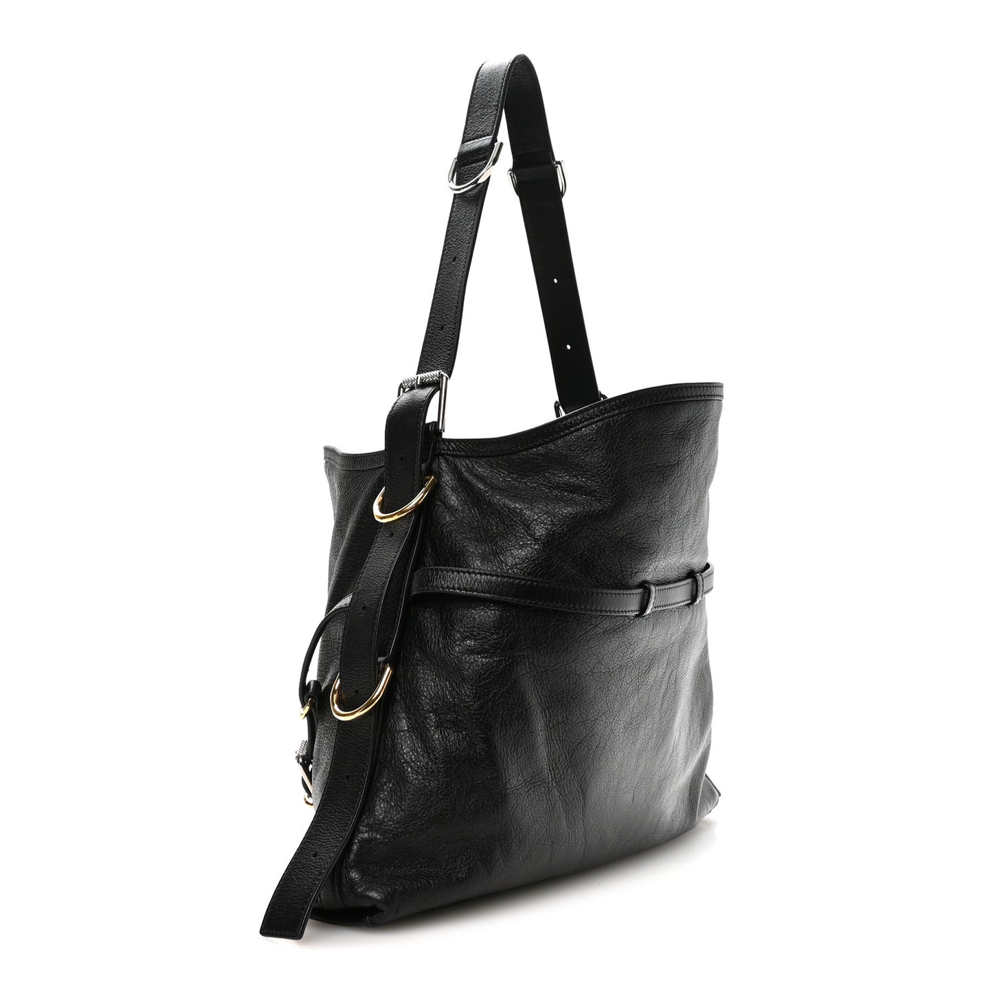 Calfskin Medium Voyou Bag Black