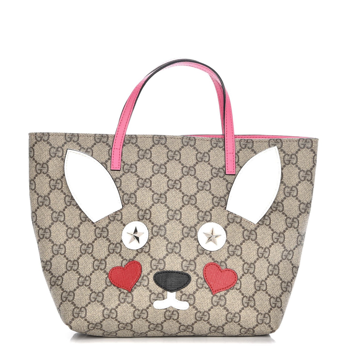 GG Supreme Monogram Kid's Rabbit Tote