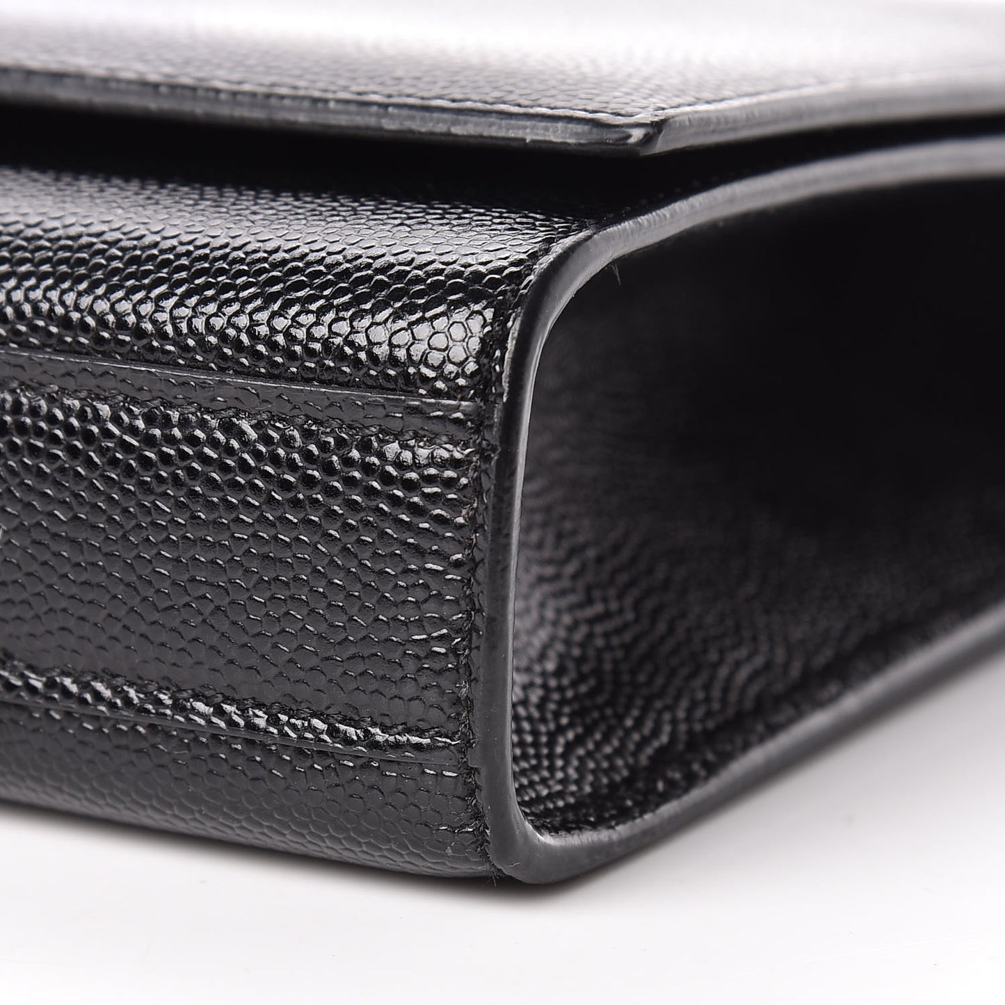 Grain De Poudre Monogram Cassandre Clutch Black