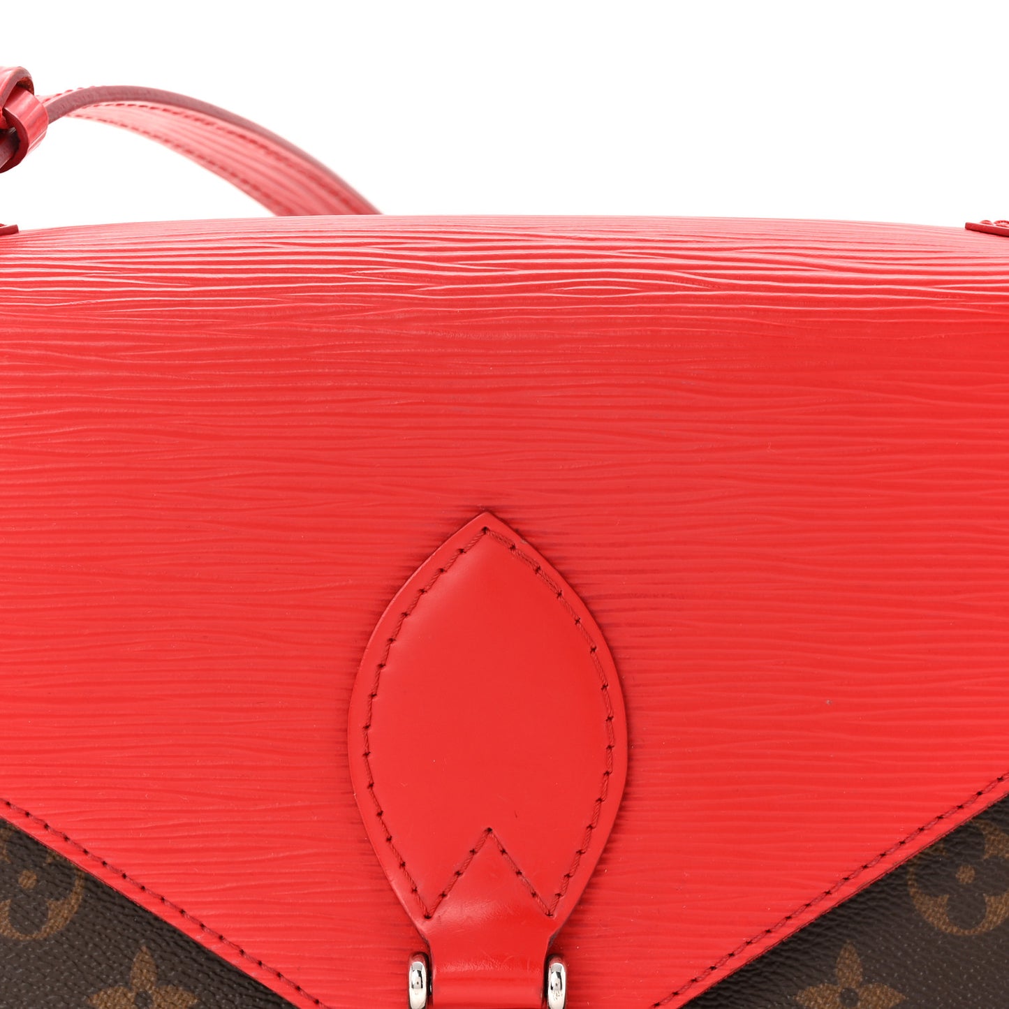 Monogram Epi Saint Michel Coquelicot