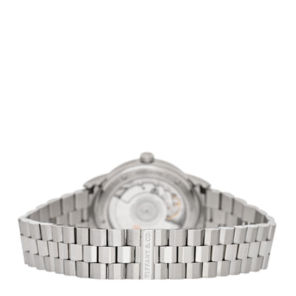 Tiffany Stainless Steel 34mm CT60 3-Hand Automatic Watch 3 of 5
