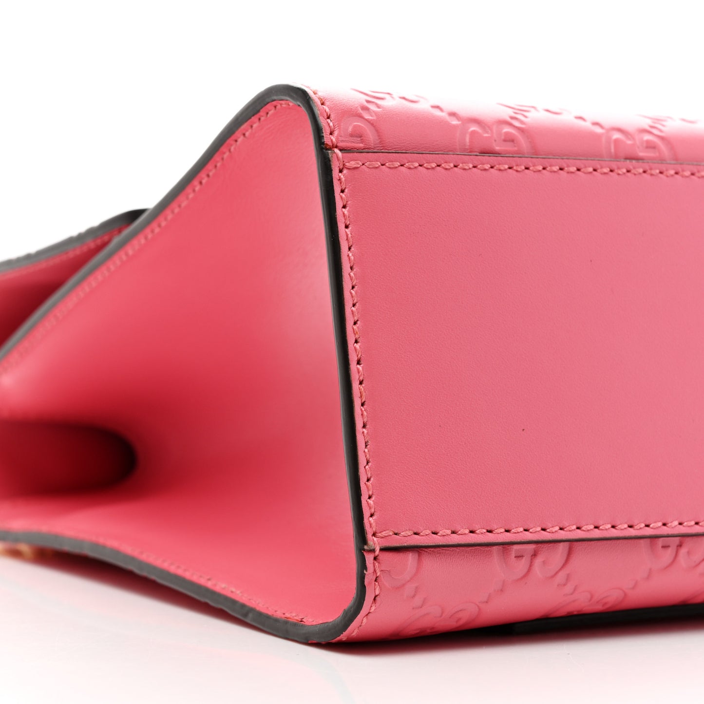 Guccissima Signature Medium Padlock Shoulder Bag Flush