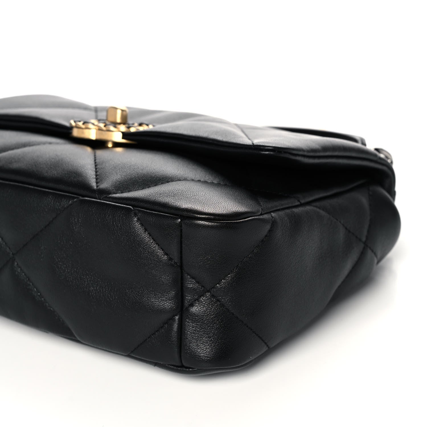 Chanel Lambskin Quilted Medium Chanel 19 Flap Black 10 of 11