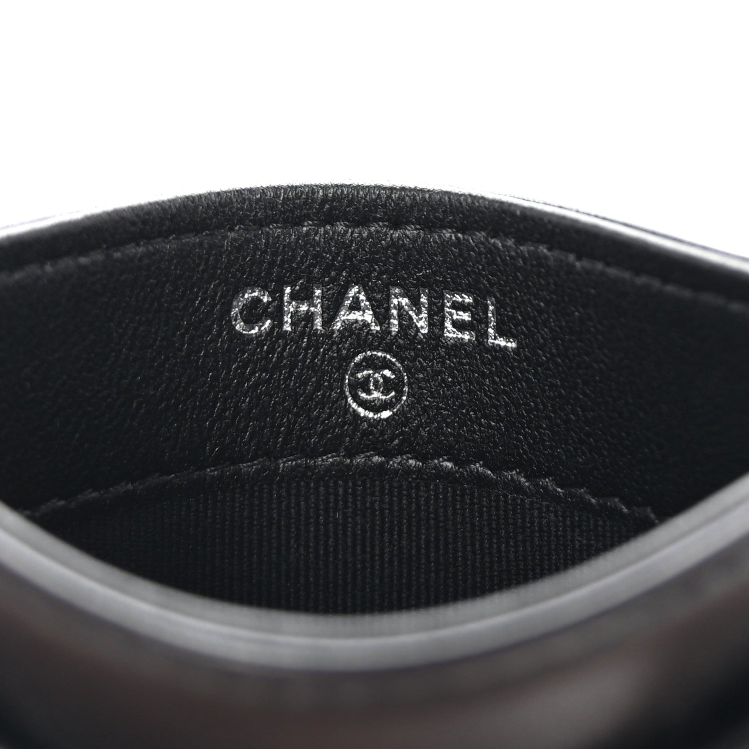 Chanel Lambskin Quilted Card Holder So Black 6 of 9