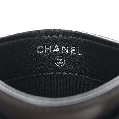 Chanel Lambskin Quilted Card Holder So Black 6 of 9