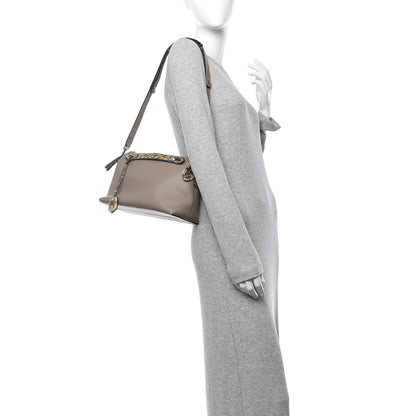 Fendi Vitello Dolce Elaphe Medium By The Way Boston Bag Tortora Multicolor 2 of 14