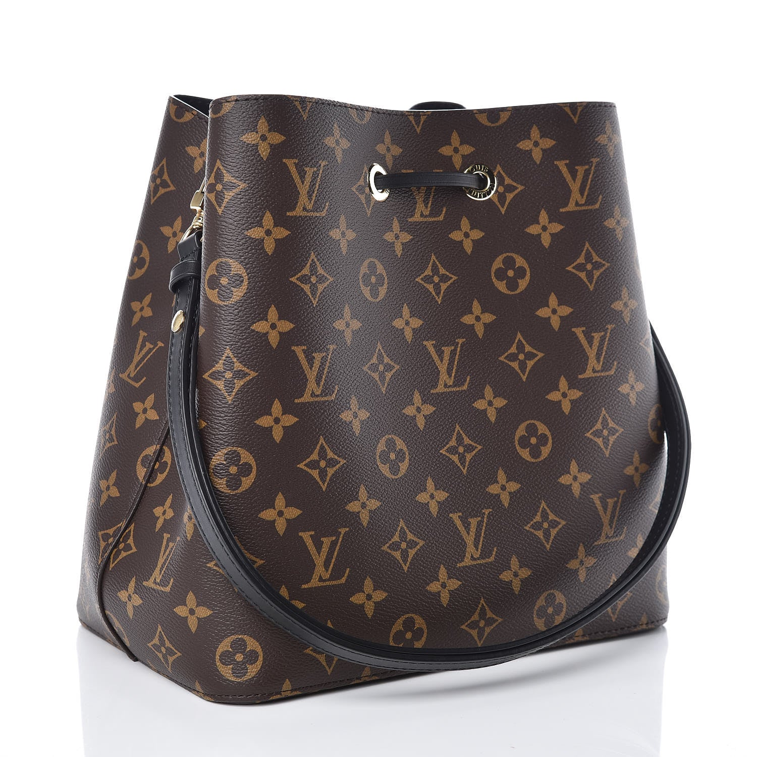 Louis Vuitton Monogram Neonoe MM Black 3 of 8