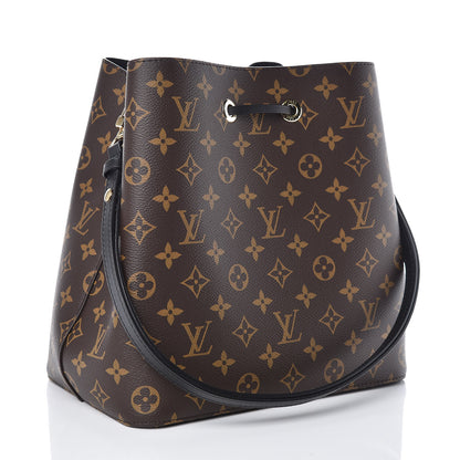 Louis Vuitton Monogram Neonoe MM Black 3 of 8