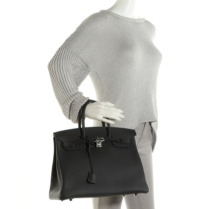 Hermes Togo Birkin 35 Plomb 2 of 23