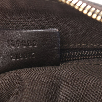 Gucci Monogram Large D Gold Hobo Dark Brown 7 of 11