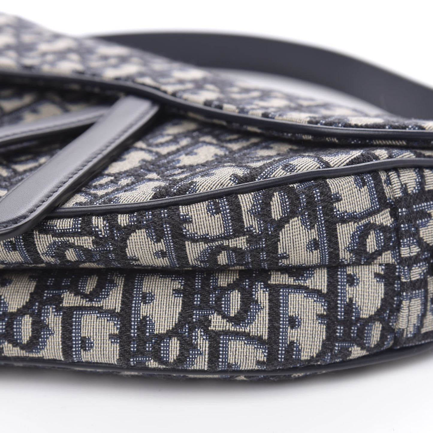 Oblique Saddle Bag Blue
