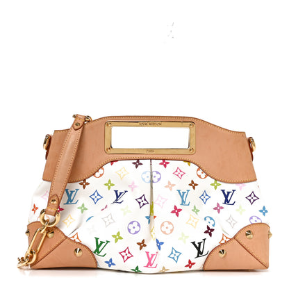 Louis Vuitton Monogram Multicolor Judy MM White 1 of 9
