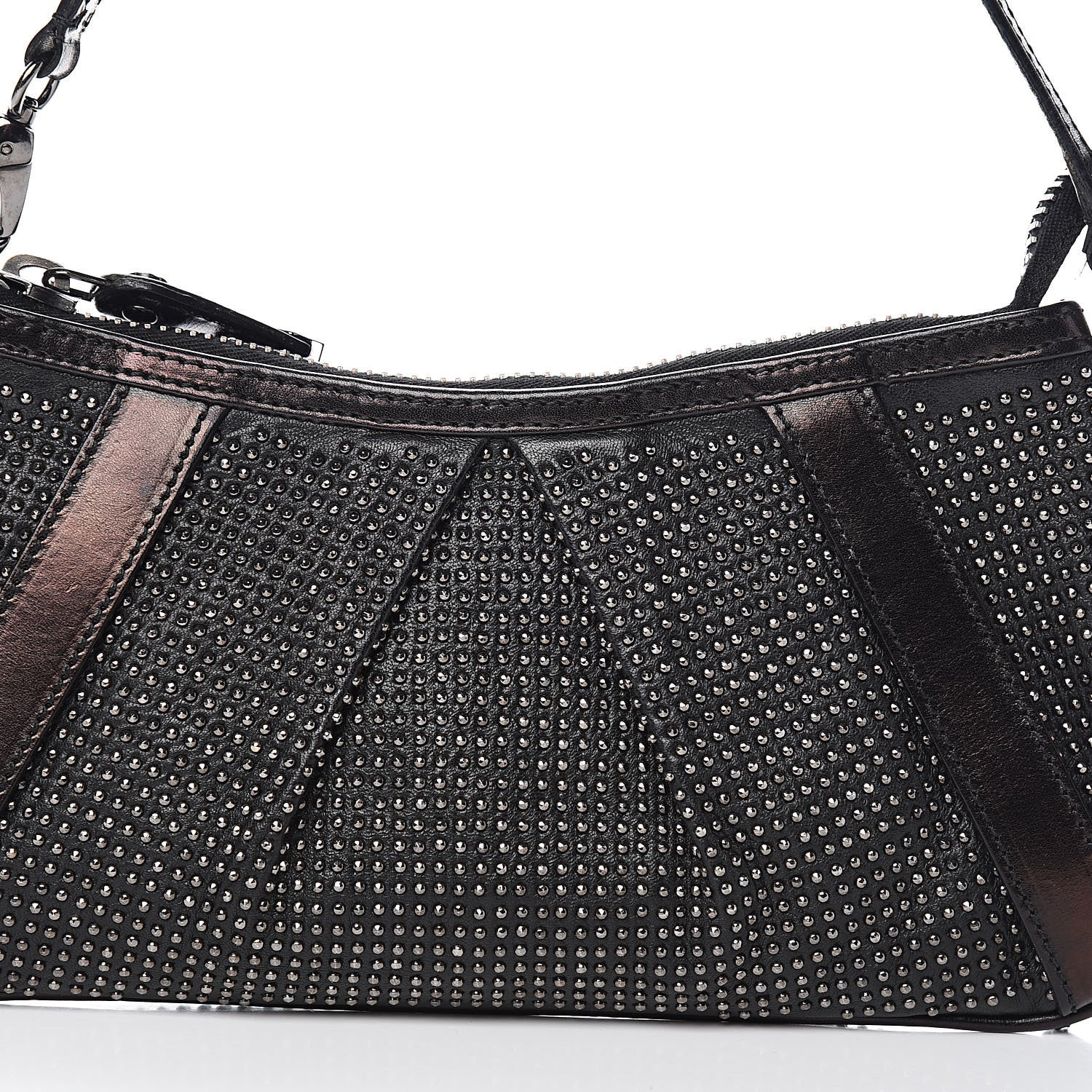 Burberry Calfskin Studded Shoulder Bag Black 11 of 11