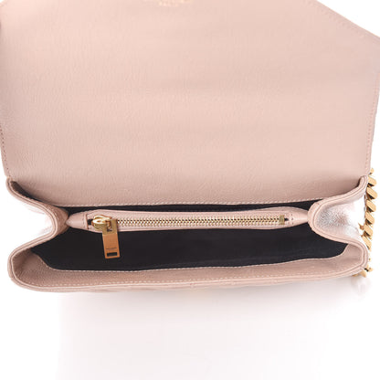 Saint Laurent Sheepskin Matelasse Chevron Monogram Medium College Bag Fard 5 of 14