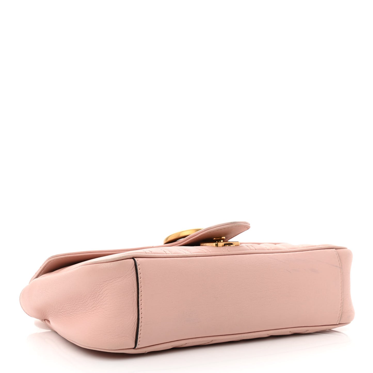 Calfskin Matelasse Small GG Marmont Shoulder Bag Perfect Pink