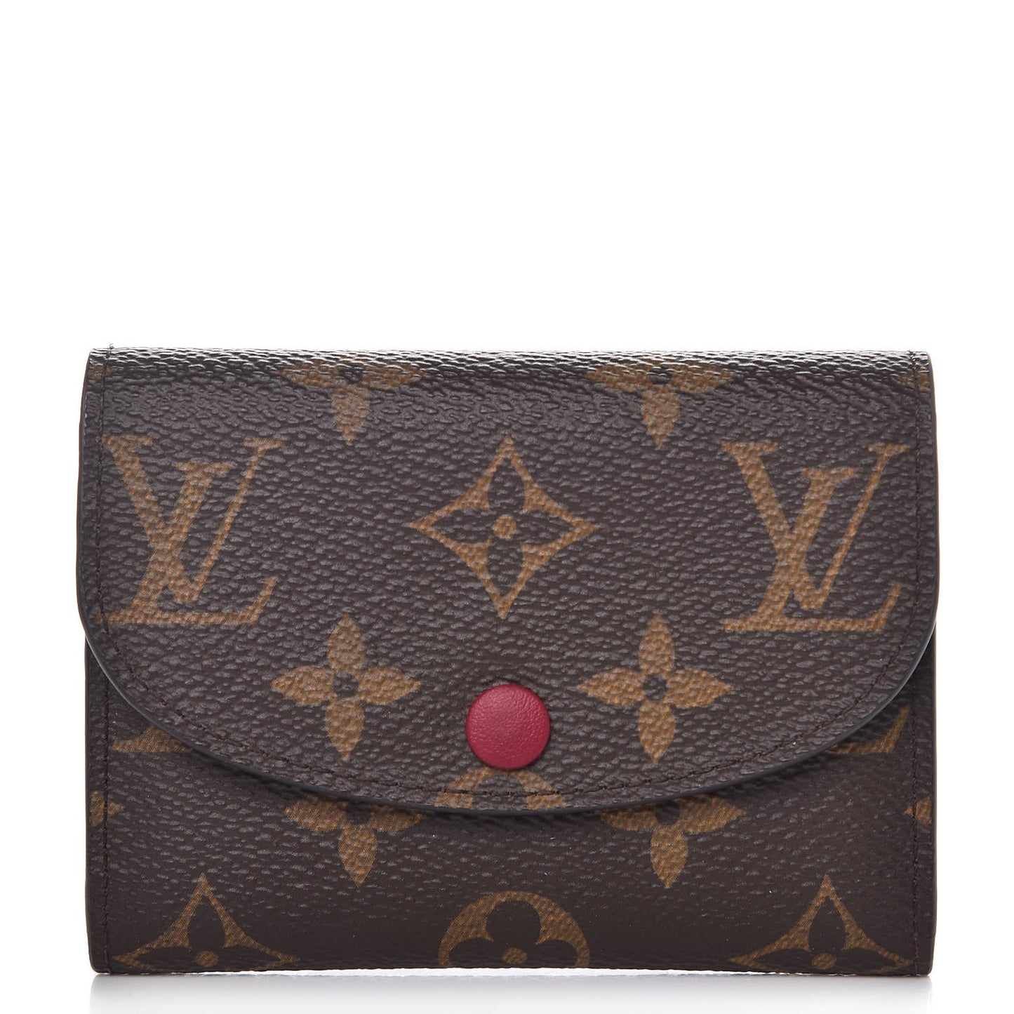Monogram Rosalie Coin Purse Fuchsia