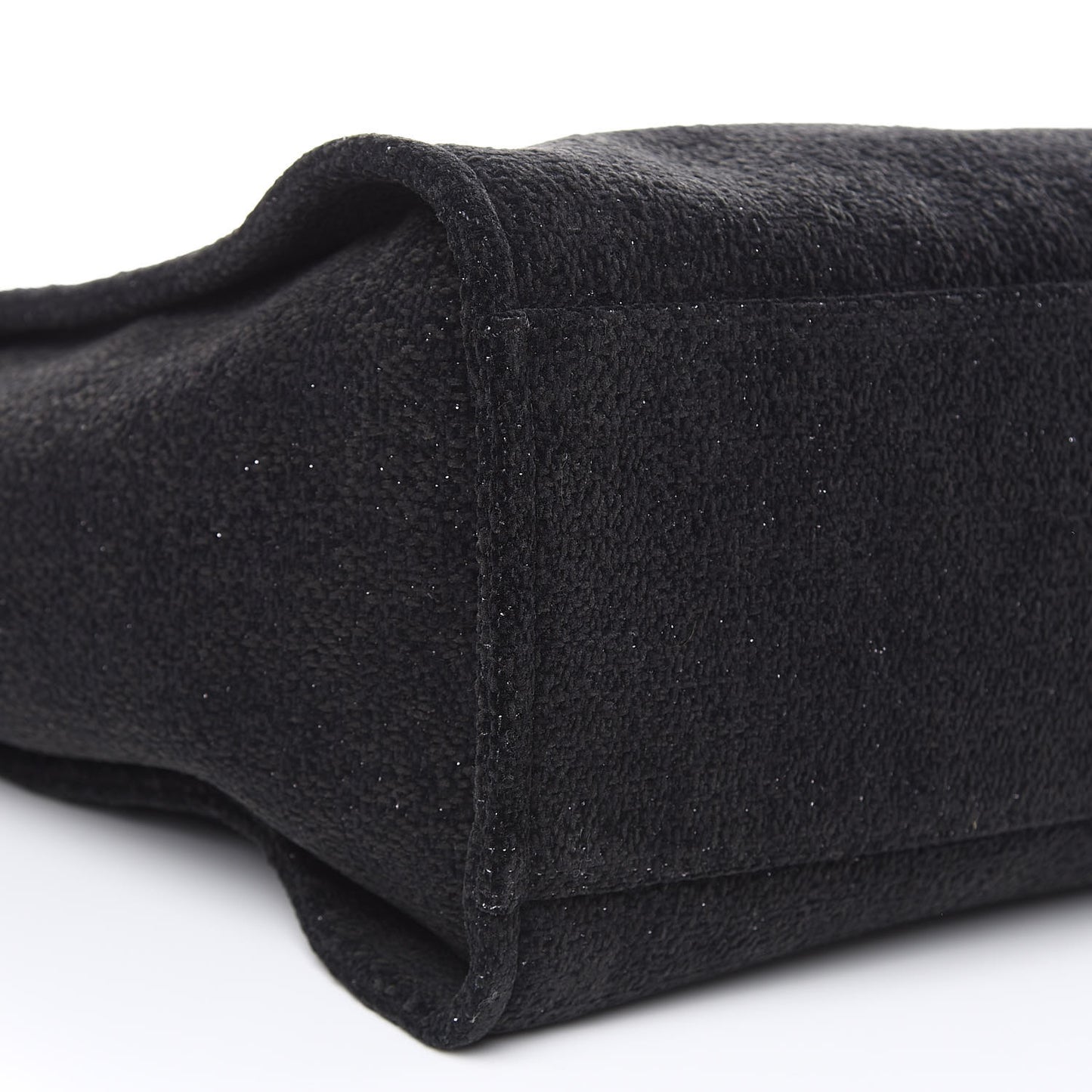 Lurex Boucle Large Deauville Tote Black