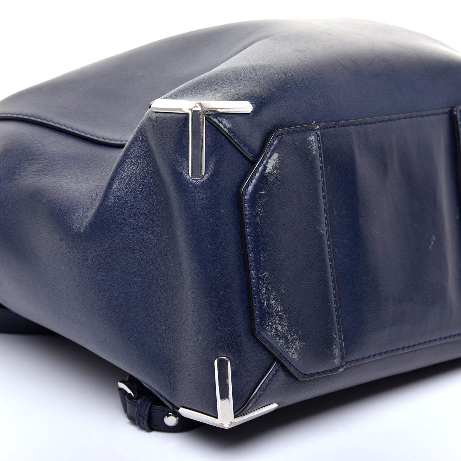 Alexander Wang Calfskin Prisma Skeletal Backpack Blue 5 of 9