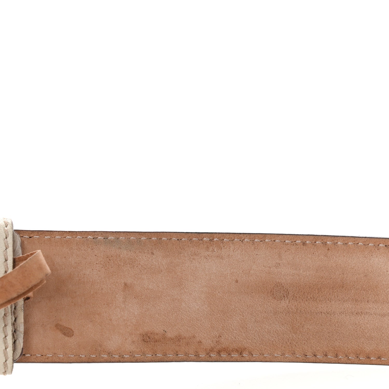Gucci Guccissima Interlocking G 40mm Belt 80 32 Off White 6 of 6