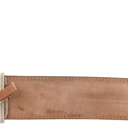 Gucci Guccissima Interlocking G 40mm Belt 80 32 Off White 6 of 6