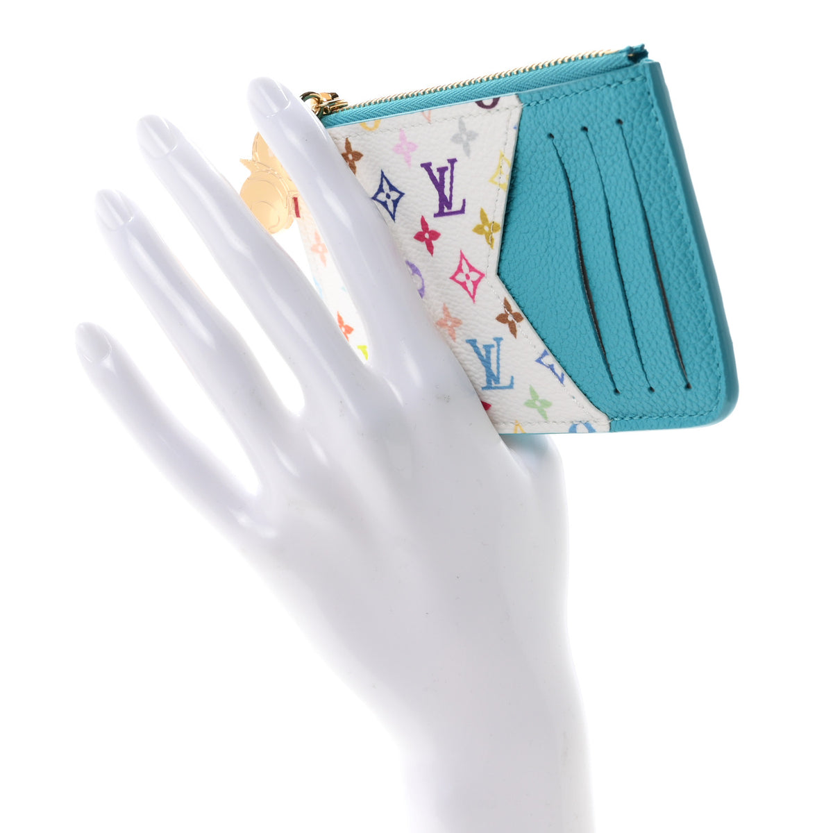 Louis Vuitton LV X TM Monogram Romy Card Holder Kabira Blue 2 of 7