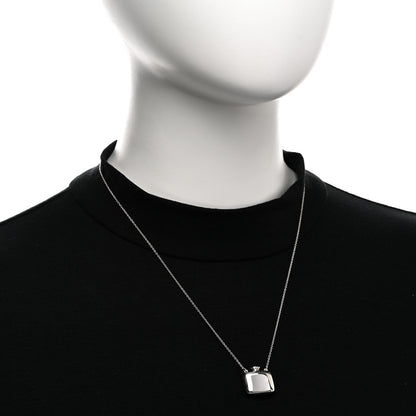 Tiffany Sterling Silver Elsa Peretti Square Bottle Pendant Necklace 2 of 4