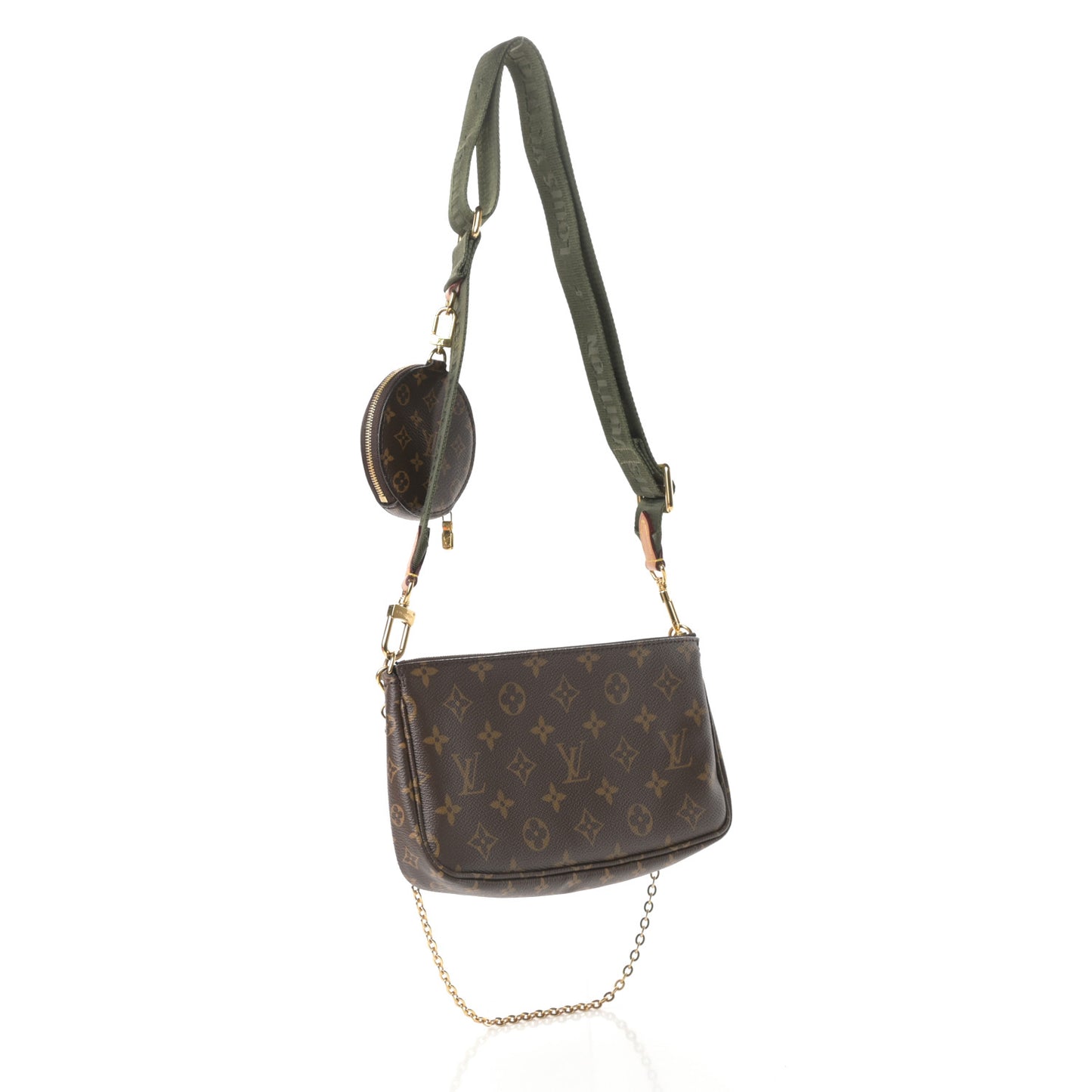 Monogram Multi Pochette Accessories Kaki