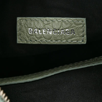 Balenciaga Extra Supple Calfskin Crocodile Embossed Le Cagole Shoulder Bag XS Light Green 6 of 10