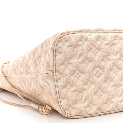 Louis Vuitton LOUIS VUITTON Empreinte Monogram Summer Stardust Neverfull MM Beige Clair 10 of 11