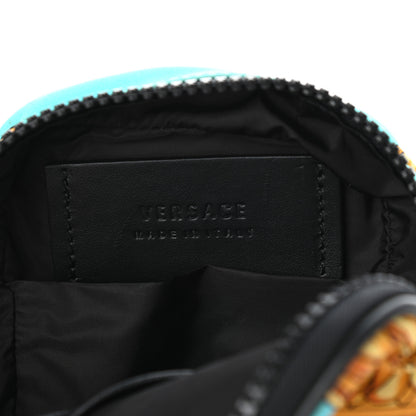 Versace Nylon Baroque Print Small Crossbody Bag Black 6 of 9