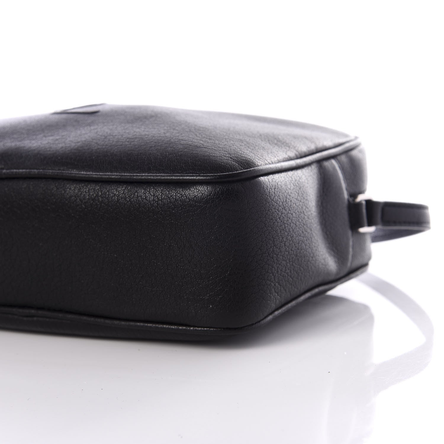 Saint Laurent Lambskin Monogram Small Lou Camera Bag Black 8 of 10