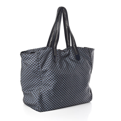 Stella McCartney Nylon Go Flower Print Falabella Tote Blue 3 of 9